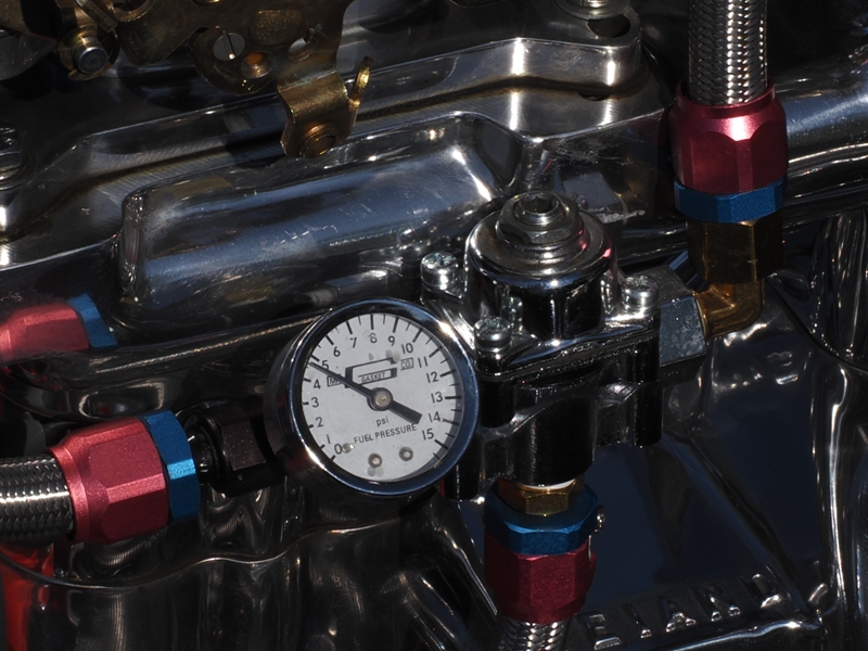 Fuel Pressure Gauge Kit Low Pressure Carb Only
