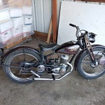 Vintage ’49 Harley S-125 Hummer: Born from War Reparations