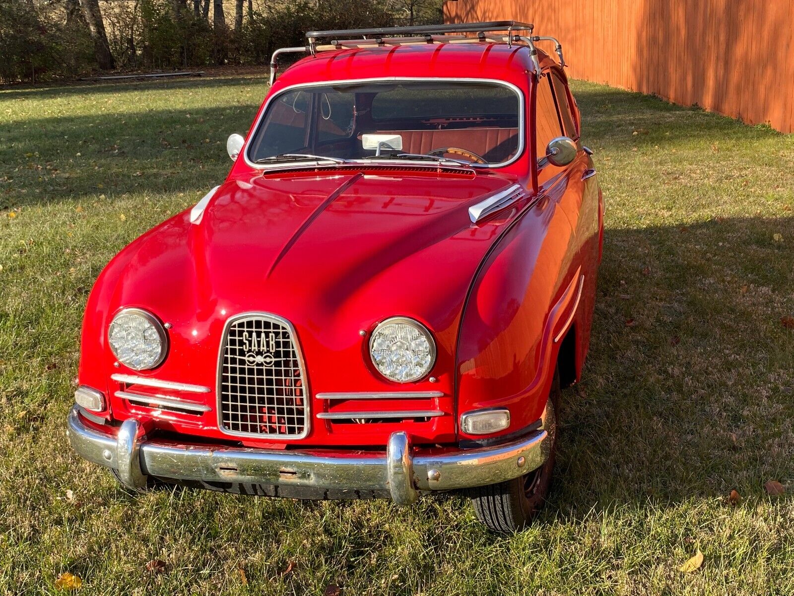 Saab 96 front view