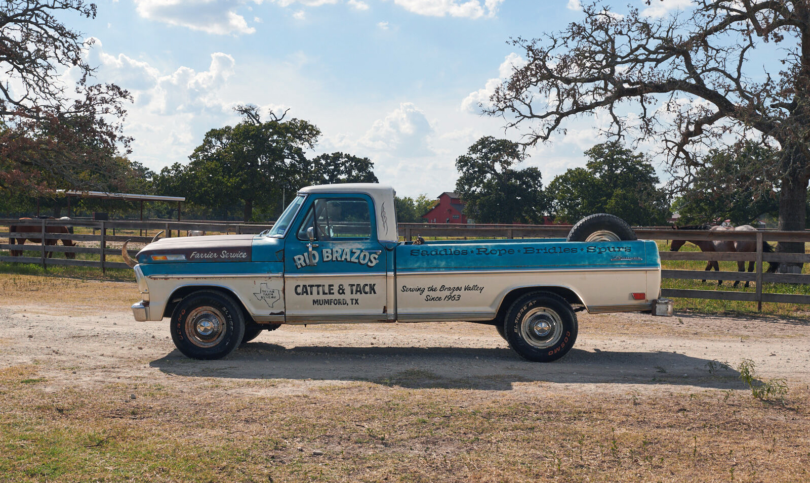 1969 Ford F100 Ranch Truck with custom restomod lettering