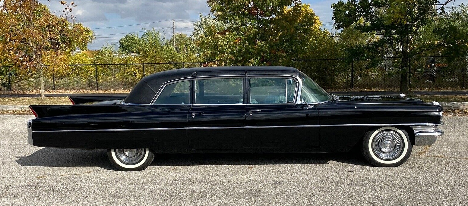 1963 Cadillac Fleetwood limousine - right side