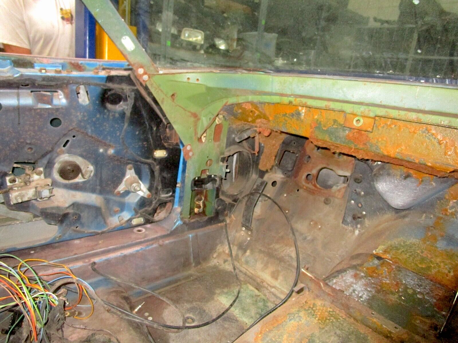 Corvette - gutted interior