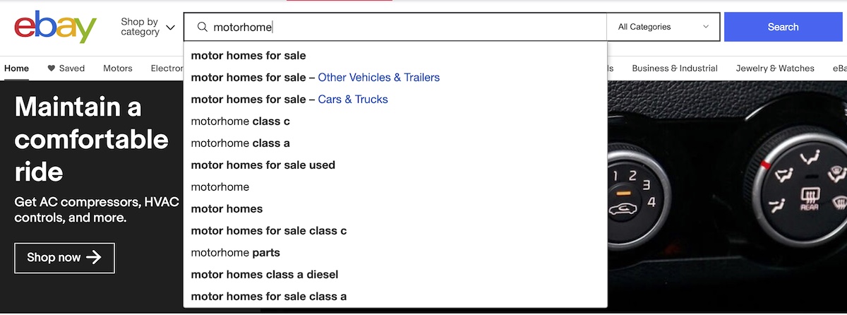 Enter search words