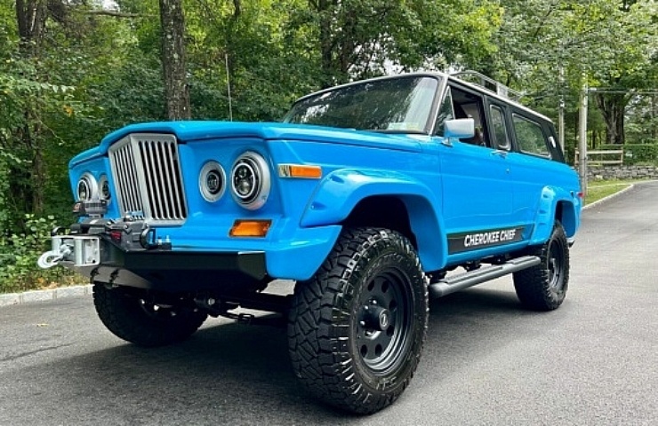 1979 Jeep Cherokee Chief restomod - left front profile - featured