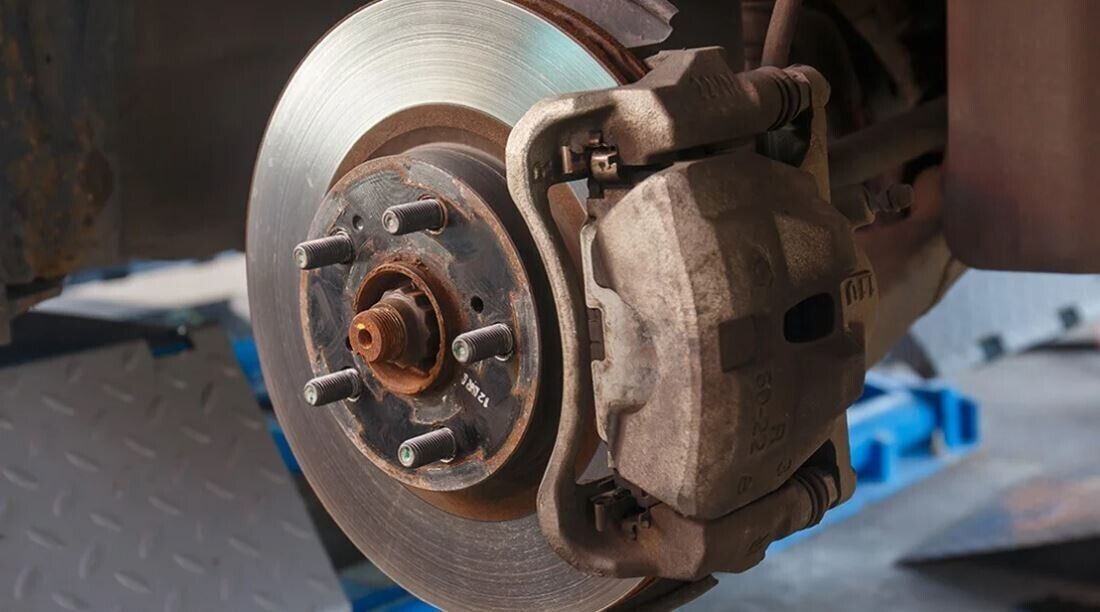 Dirty brake rotor