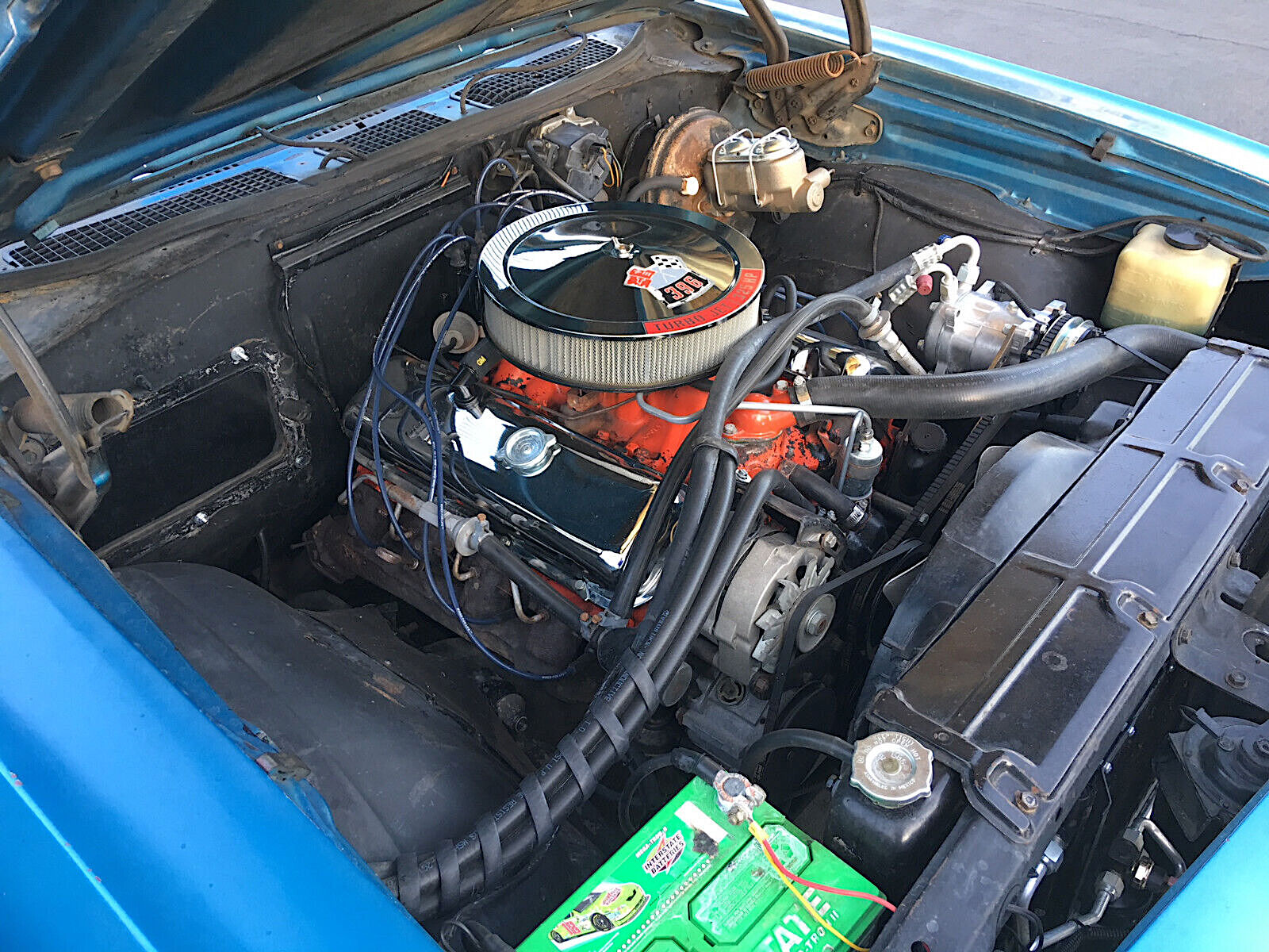 396 cubic-inch V-8 engine