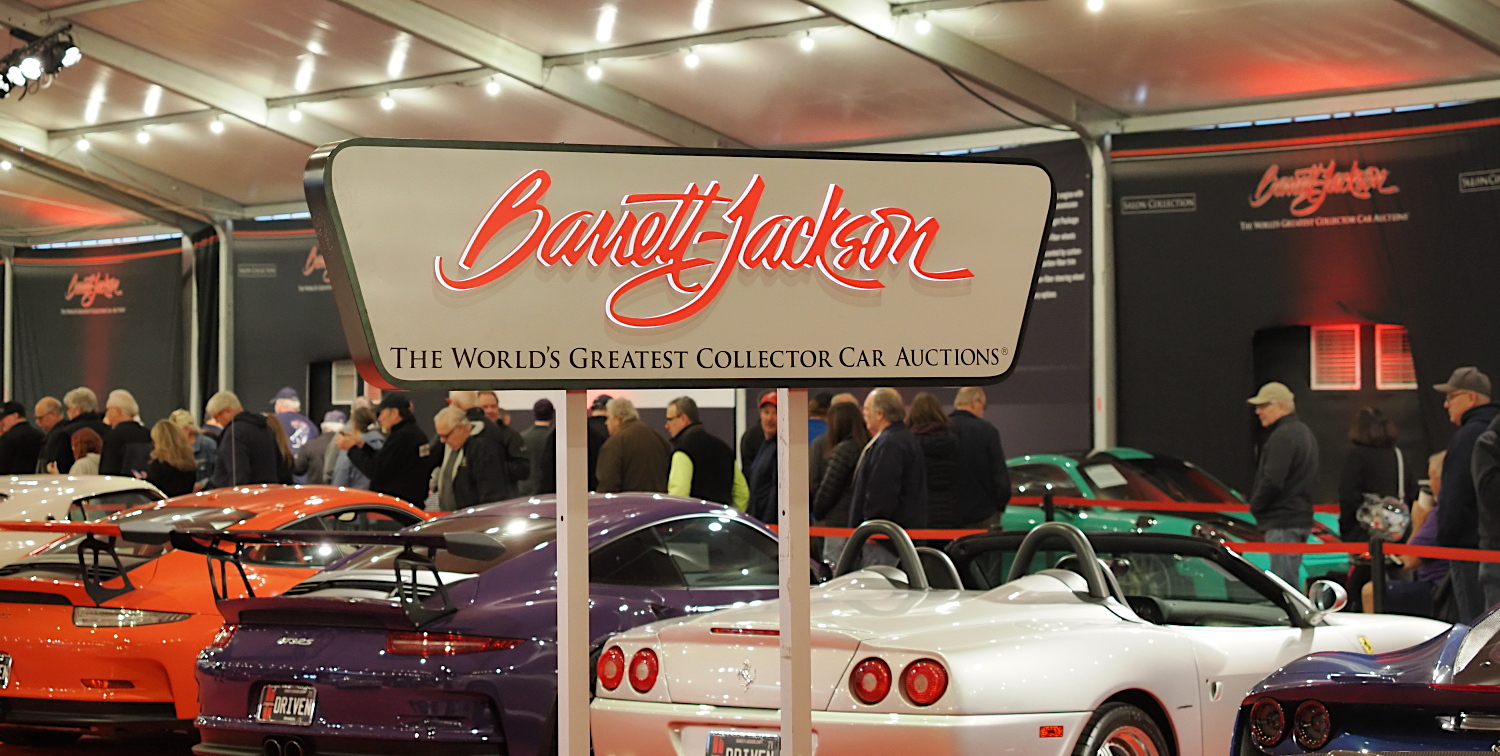 Barrett-Jackson Porsches and Ferraris