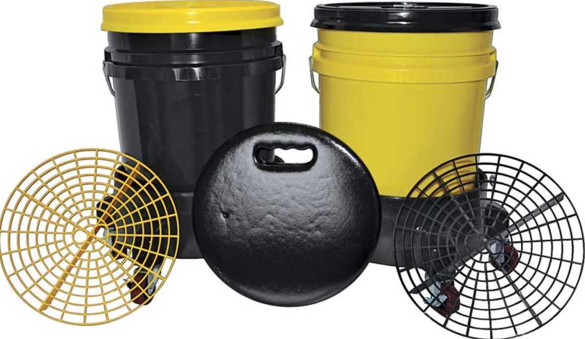 OER rolling duel bucket wash system with grit guards