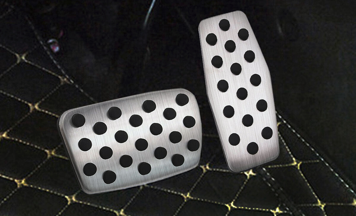 Brake and gas pedals