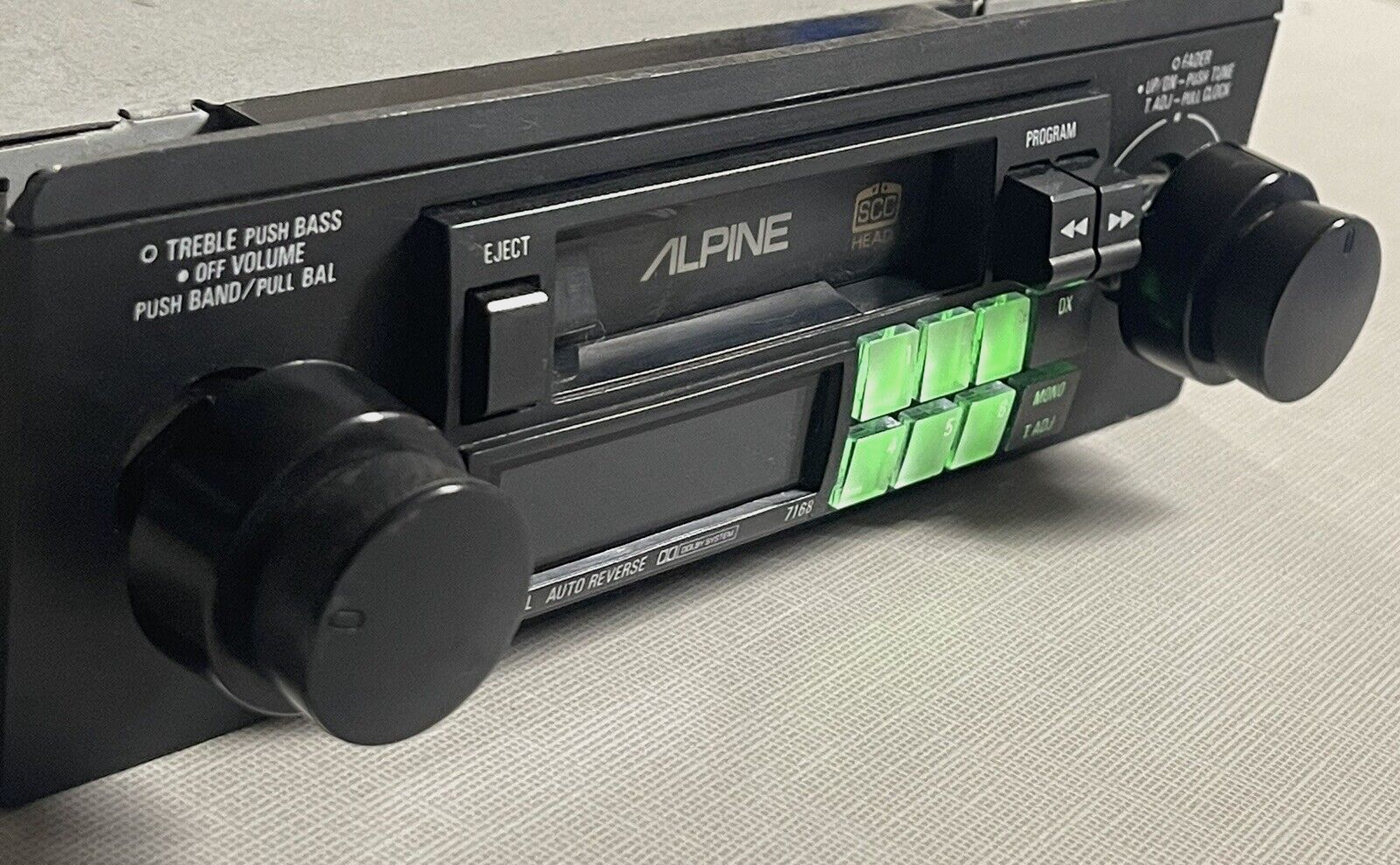 Vintage Alpine car cassette