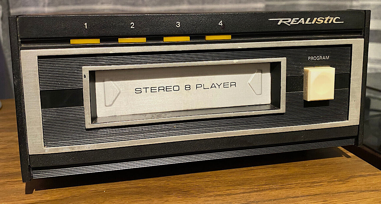 Vintage Realistic eight track player