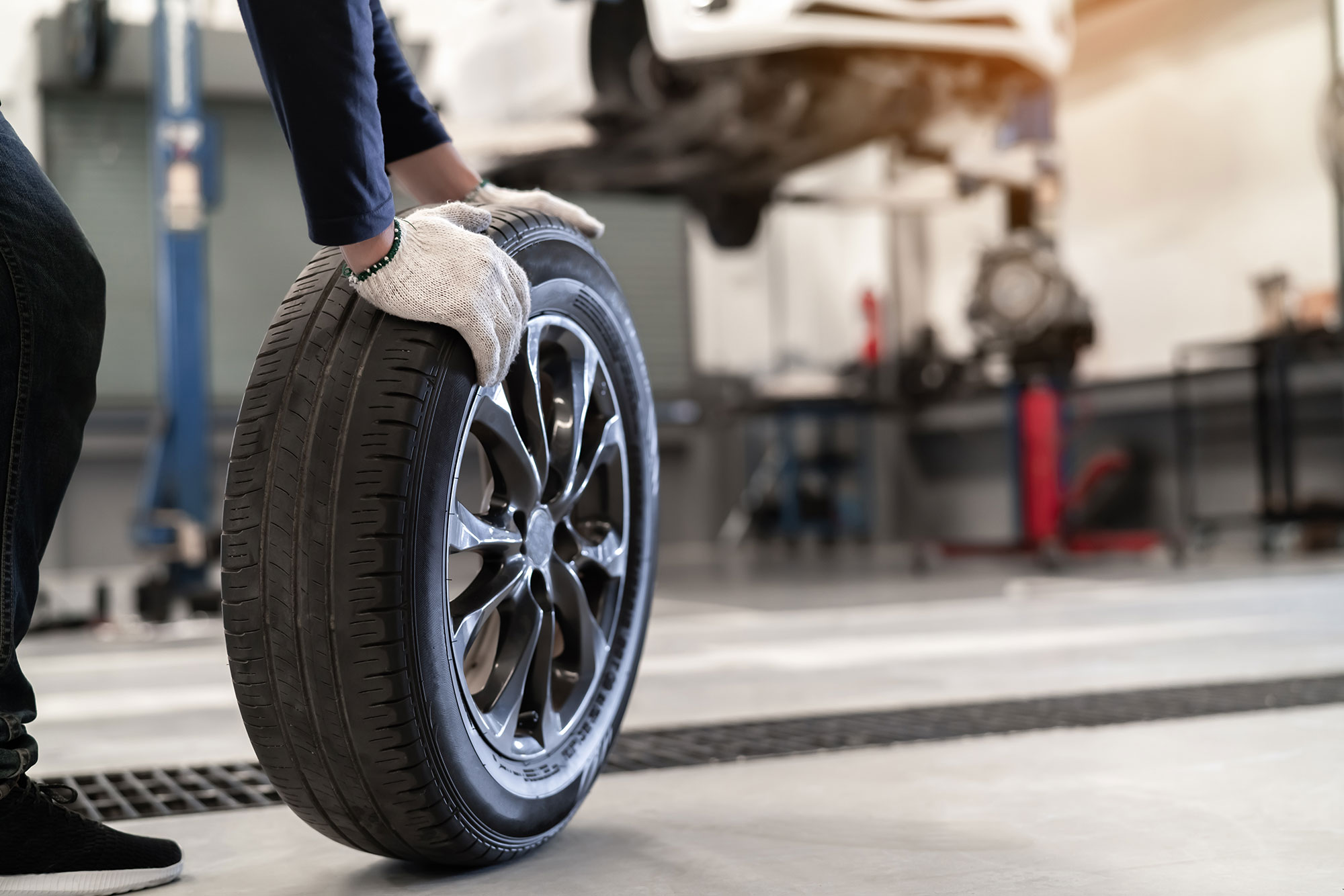 Installing a new tire