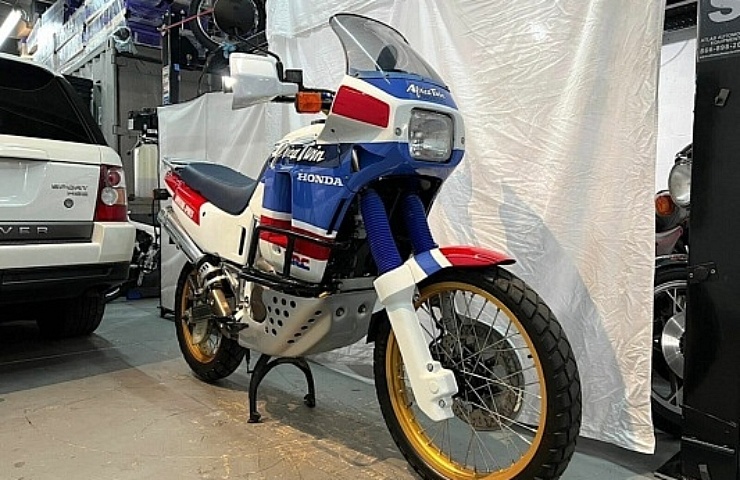 1988 Honda Africa Twin right front profile - featured