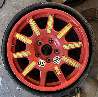 Porsche Cayenne space saver spare tire