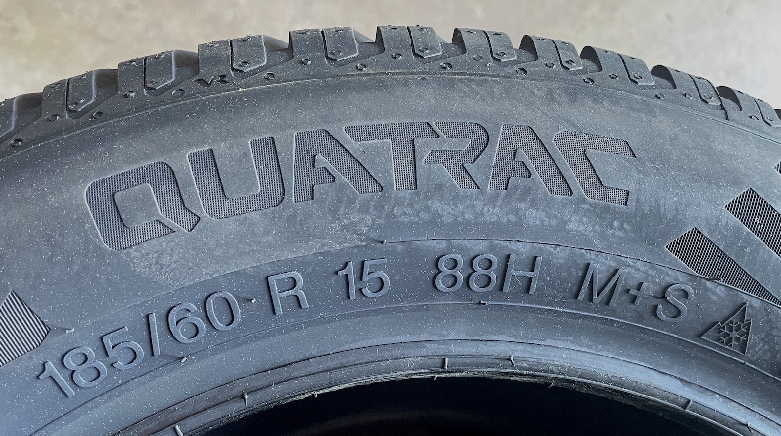 Quatrac tire load index - 