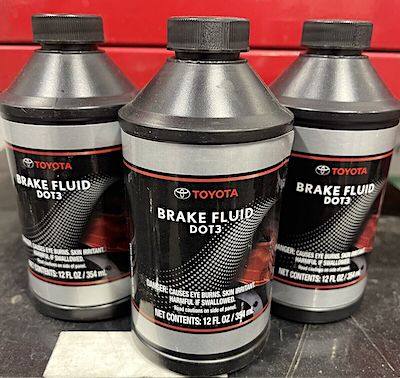 OEM Toyota brake fluid - DOT3