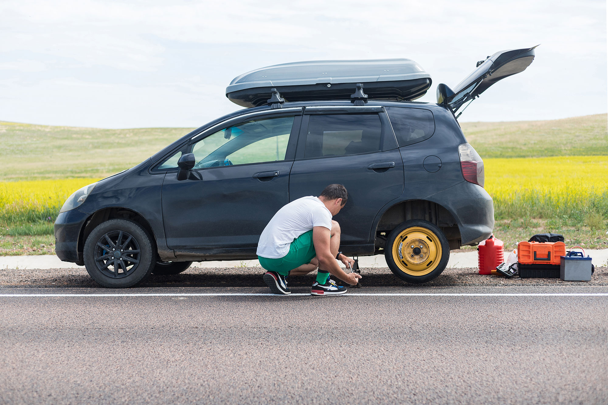 Portable Tow Truck - Emergency Tire Traction Mats