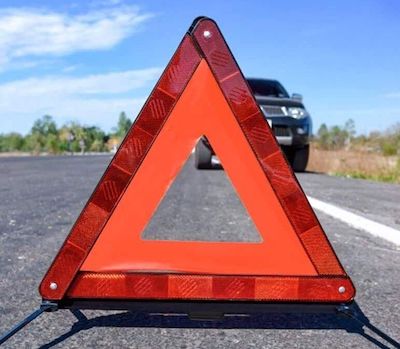 Reflective warning triangle