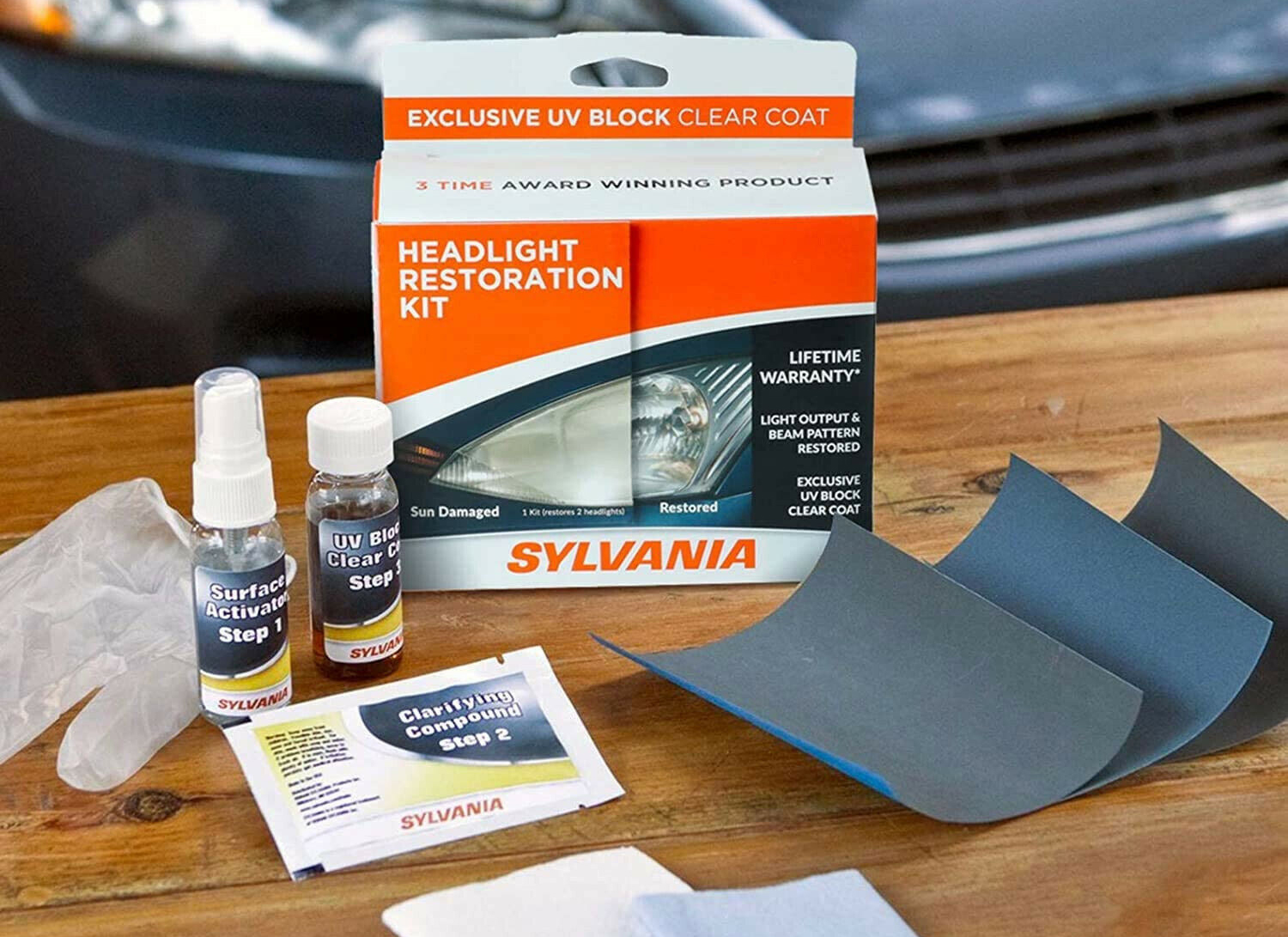 SYLVANIA UV Block Clear Coat Kit