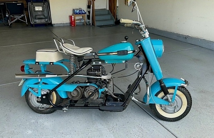 1962 Cushman Eagle Scooter - right side - featured