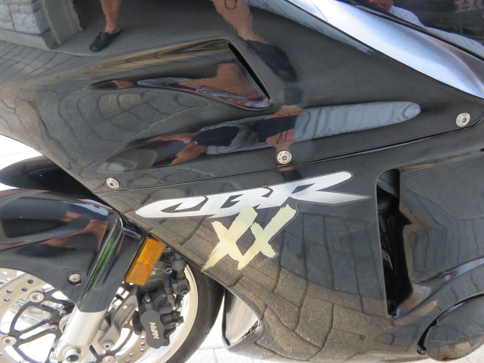 1997 Honda CBR 1100XX Blackbird - left fairing logo