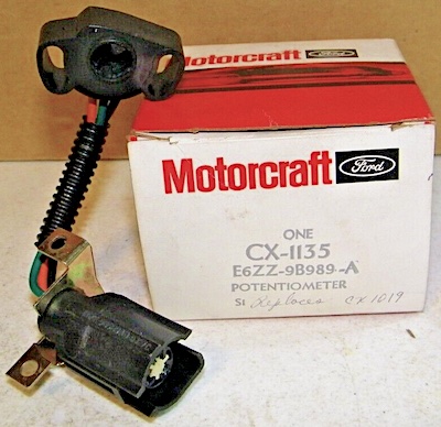 OEM 1986-93 Ford Mustang potentiometer TPS