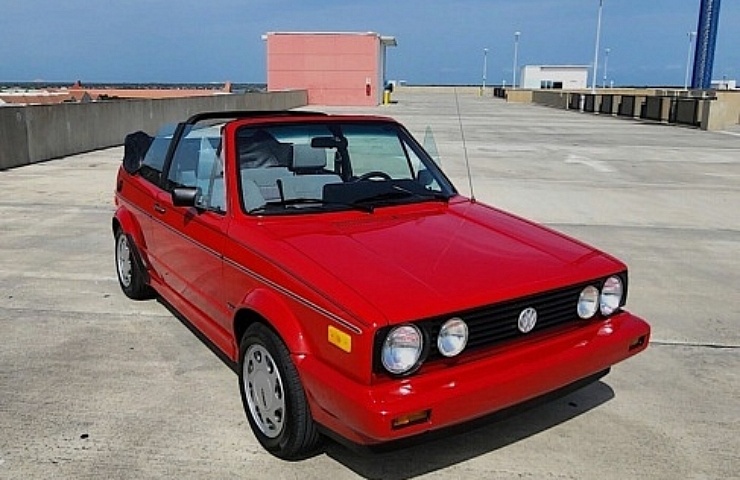 1988 VW Cabriolet - right front profile - featured