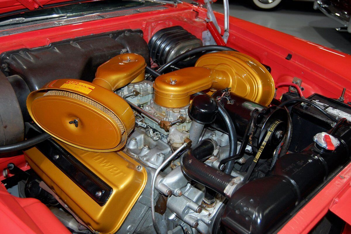 1957 Chrysler 300C dual-quad 392 cubic-inch Hemi V-8 engine