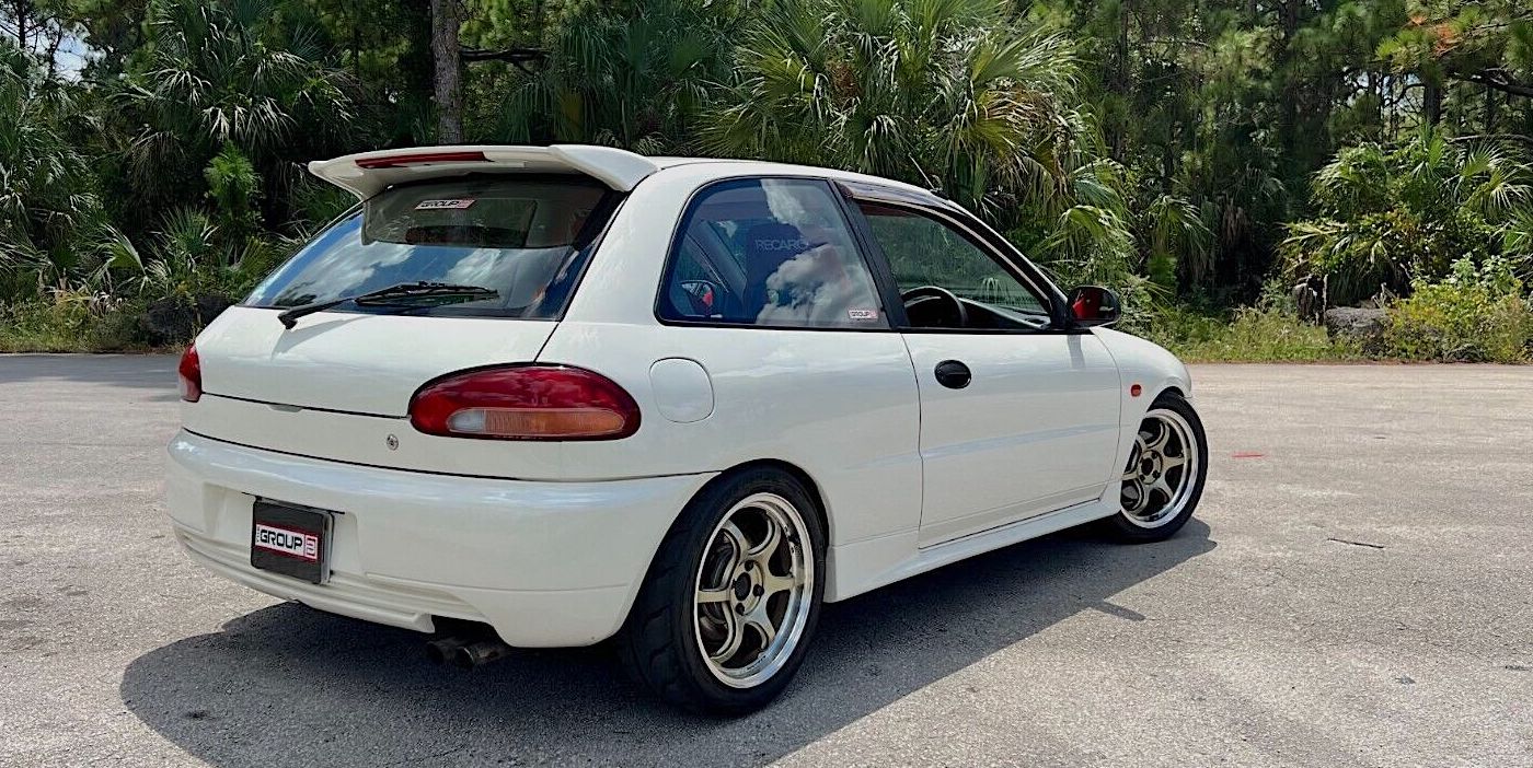 1995 Mitsubishi Cyborg - right rear profile