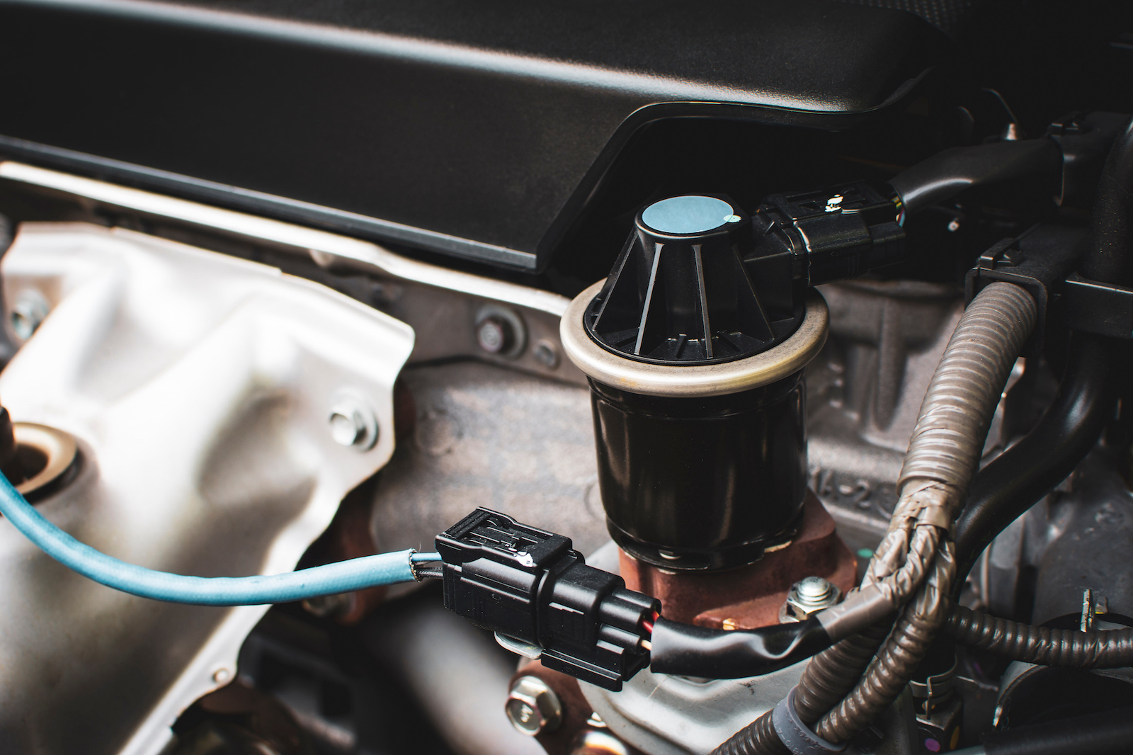 EGR valve on engine