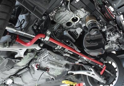 Perrin 25mm stiff adjustable front sway bar - 2008-2014 Subaru STI