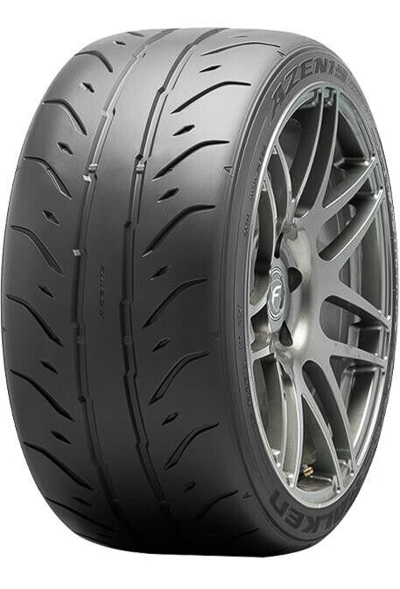 A Falken Azenis RT660 tire mounted on a forged alloy wheel