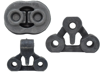 Rubber exhaust hangers for a Honda Civic