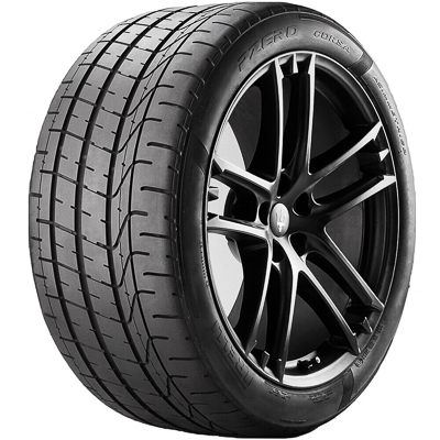 One Pirelli P Zero Corsa high performance tire mounted on an alloy wheel.