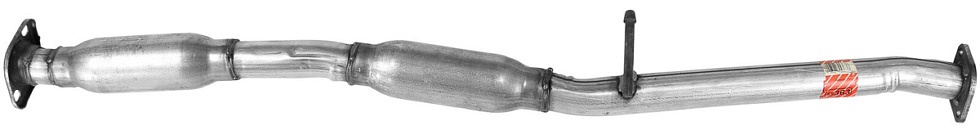 A resonator exhaust pipe for a Subaru car