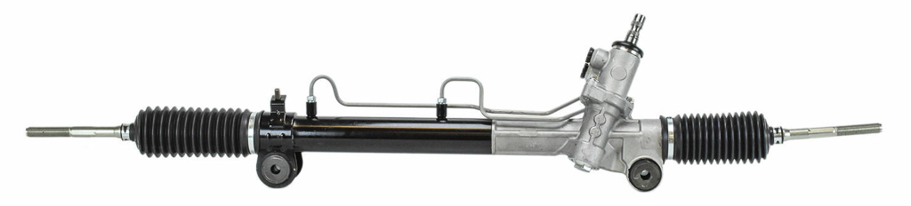 A hydraulic rack and pinion steering rack for a Toyota Avalon car