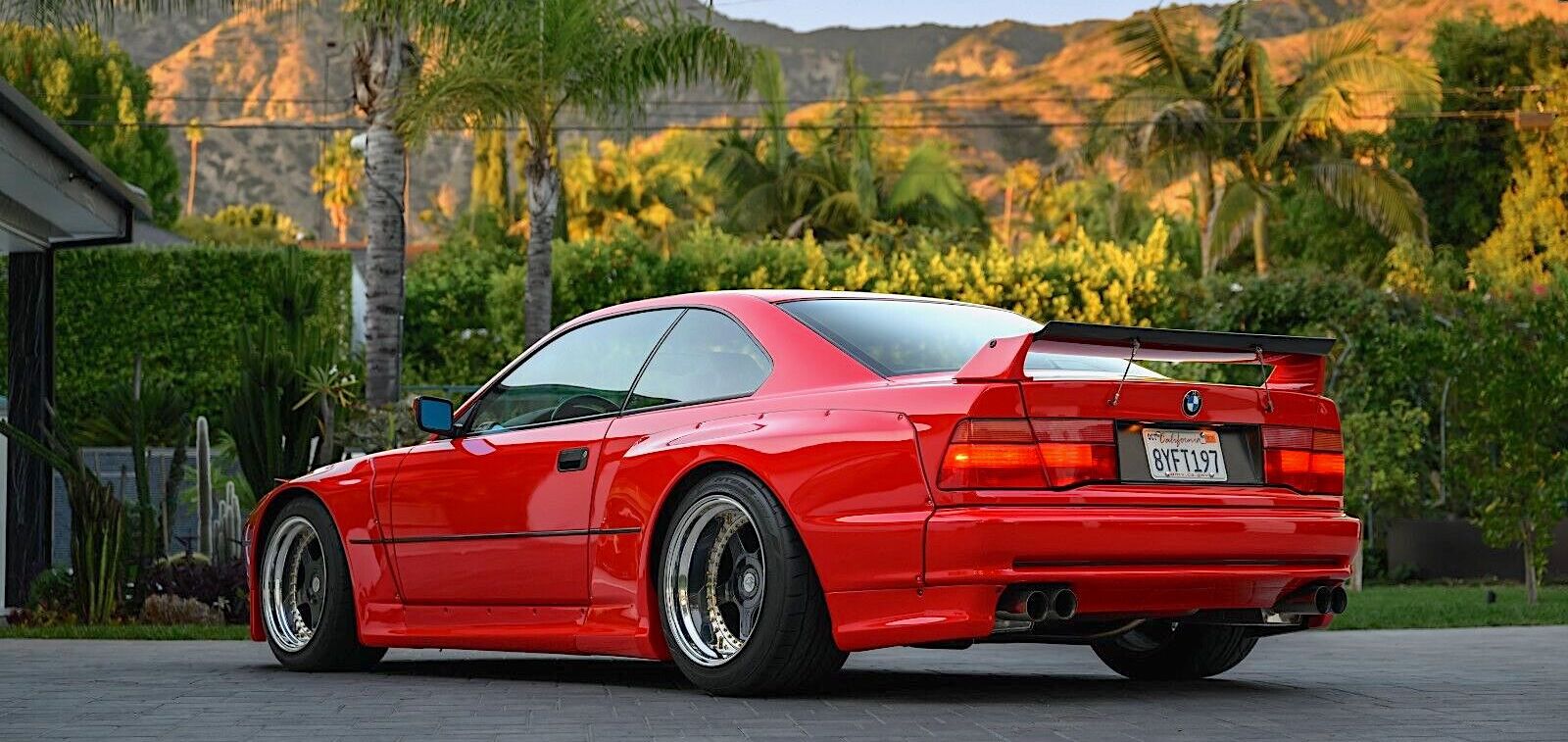 1992 BMW 850I V12 Pandem - left rear profile-cropped