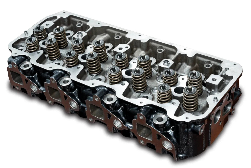 A cylinder head for a Duramax diesel