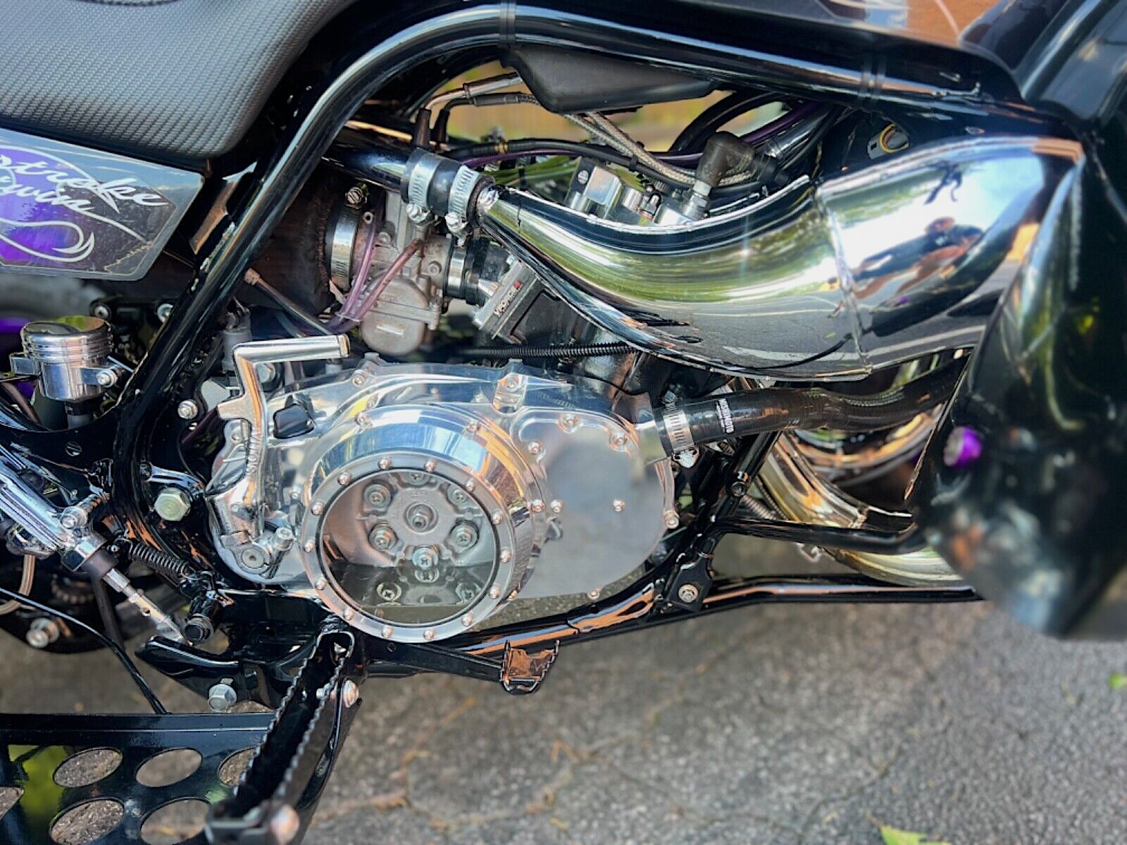 Yamaha Banshee restomod - 421 Cheetah engine - right side