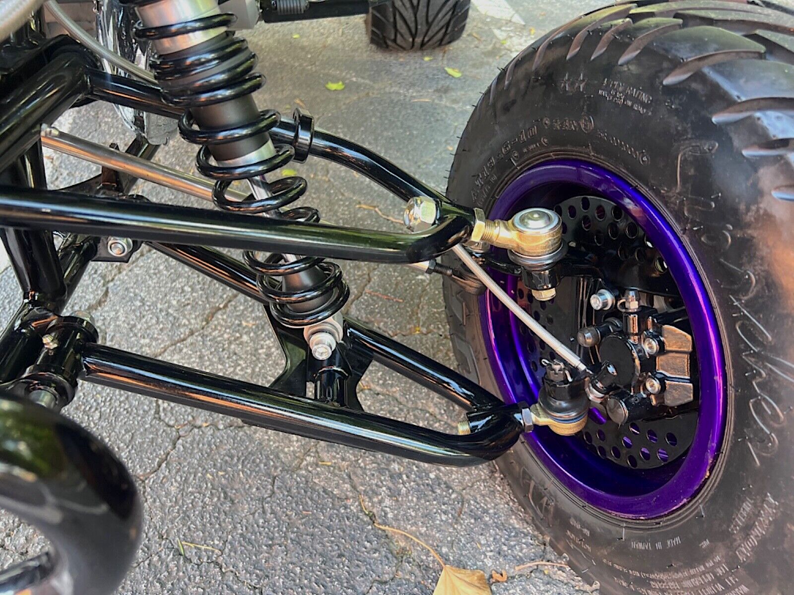 Left front suspension