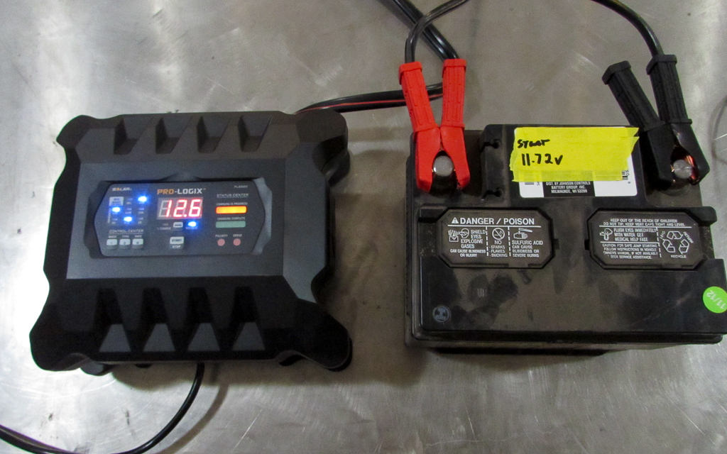 Car battery voltage low deals