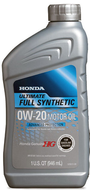 Honda synthetic motor oil
