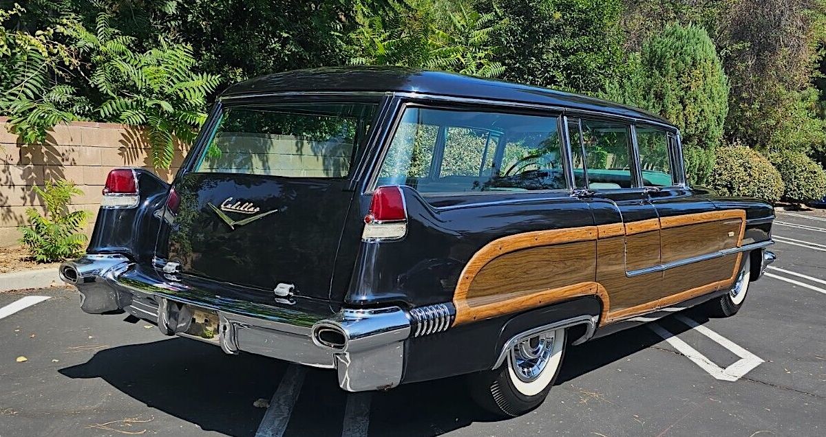 1956 Cadillac View Master Station Wagon - right rear profile 