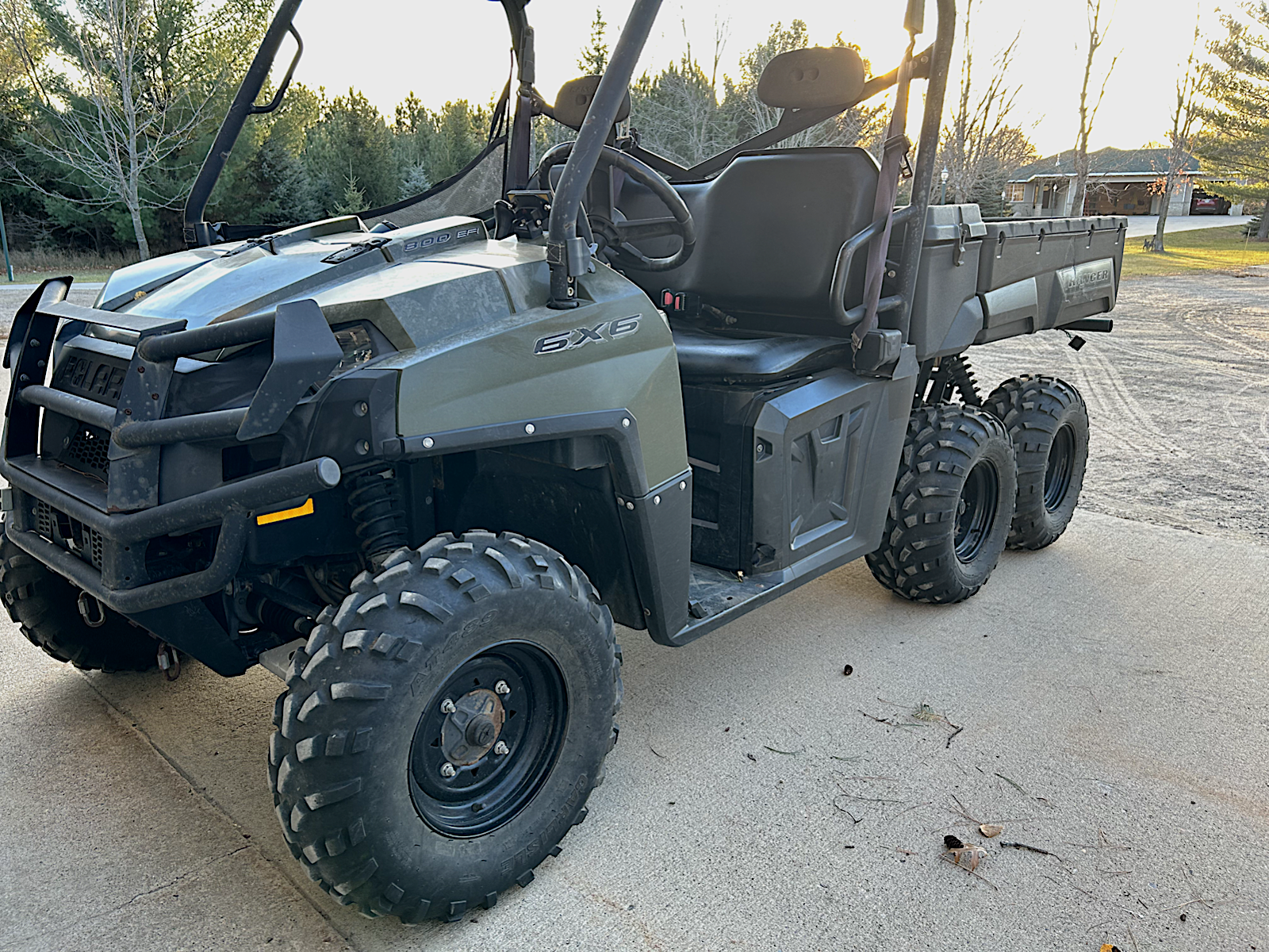 2013 Polaris Ranger 6x6 UTV - left front profile - featured