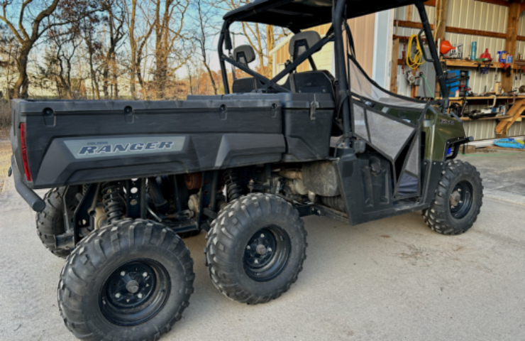 2013 Polaris Ranger 6x6 UTV - right rear profile