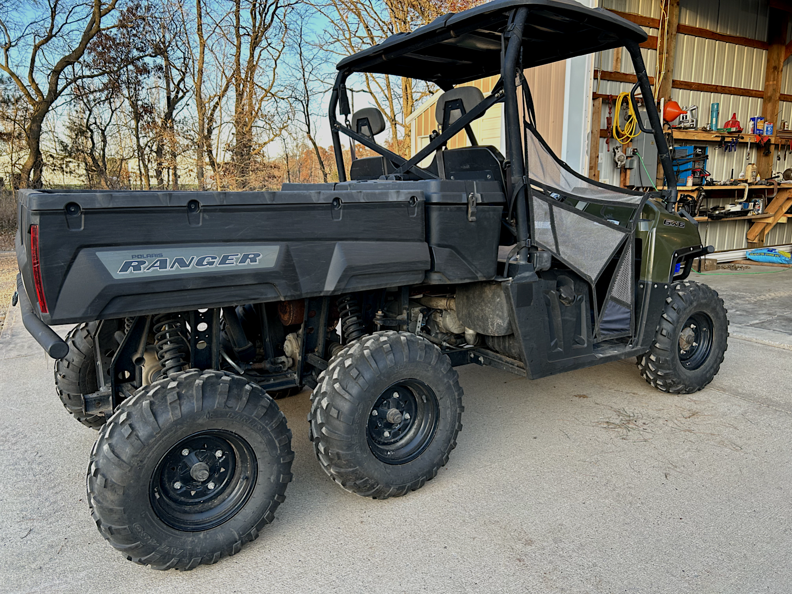 2013 Polaris Ranger 6x6 UTV - right rear profile