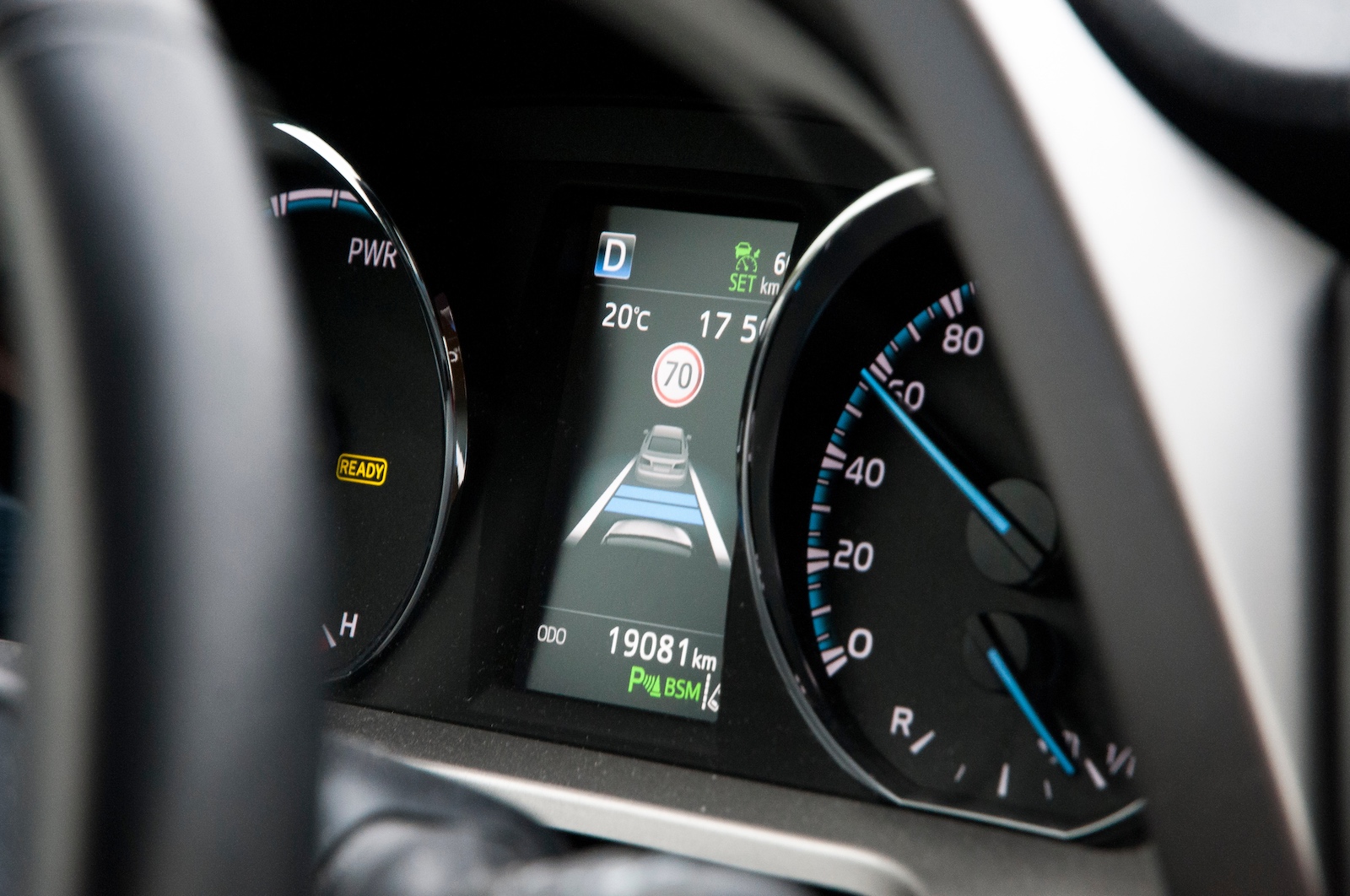 Adaptive cruise control dashboard display