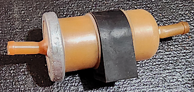 Plastic fuel filter