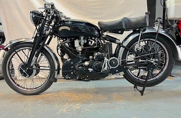 1951 Vincent Black Shadow - left side - featured