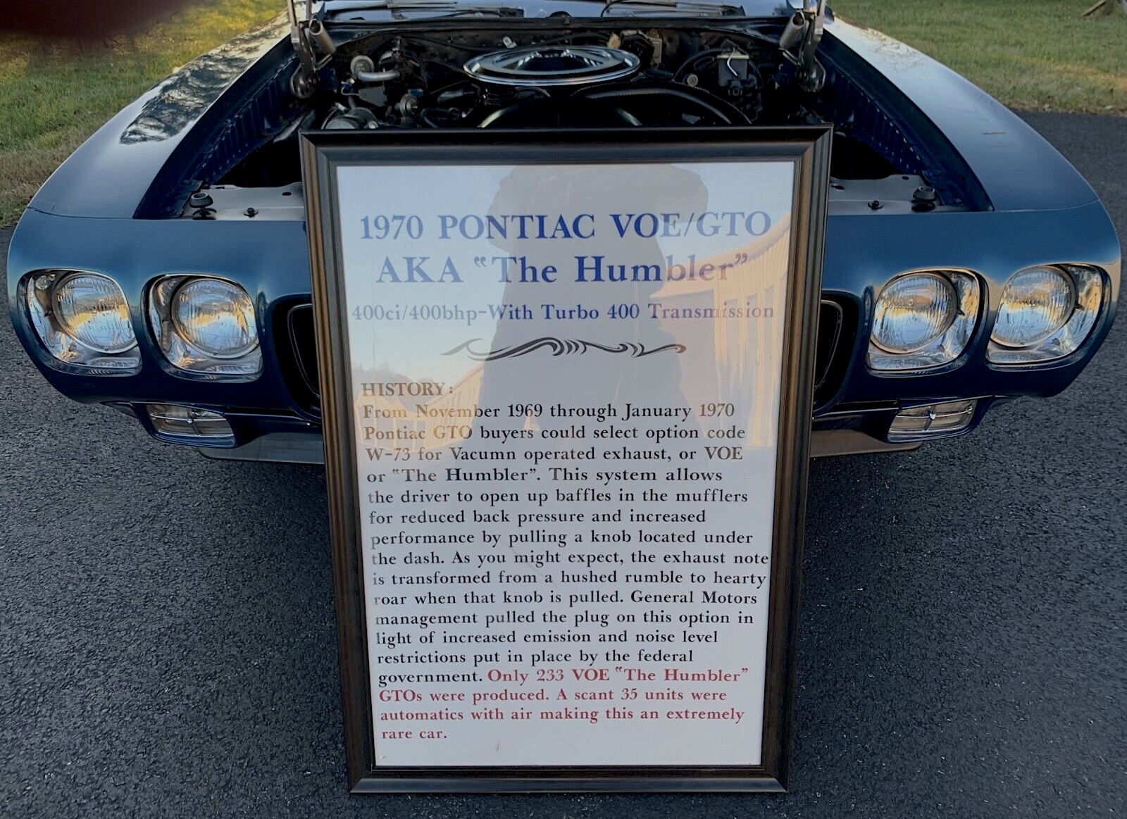 The 1970 Pontiac GTO With a DashboardControlled Exhaust Cutout eBay